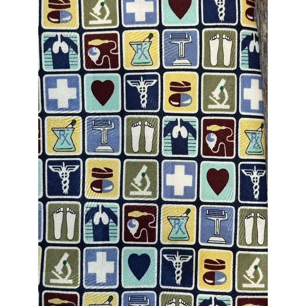 MD Doctor Medical Professional Pharmacist Michael Bruce‎ USA Silk Necktie